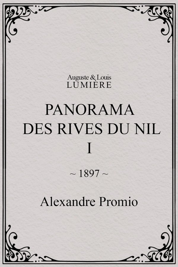 Panorama des rives du Nil, [I] poster