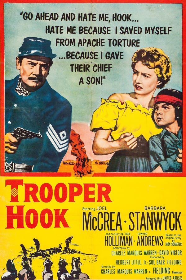 When Apache chief Nanchez is captured by the cavalry, his white squaw and infant son are returned to civilization by Sergeant Hook, but Nanchez escapes custody and attempts to re-claim his son.