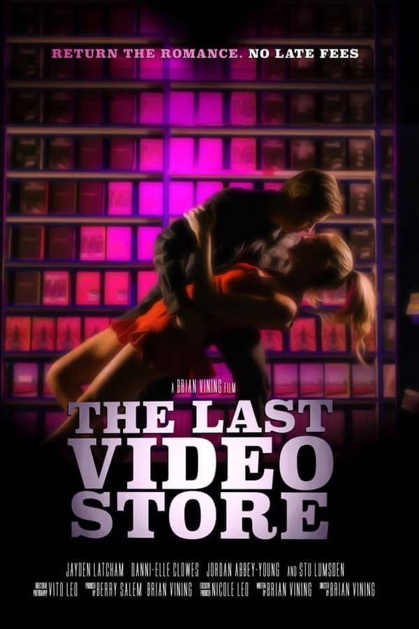 After a Gold Coast video rental store is robbed, Gary the store owner installs security cameras store wide. Unbeknown to the staff, Gary uses the cameras to capture an emerging love story unfold between two of his young employees Andrew and Stacy. Stacy's ex-boyfriend Damian a twisted criminal with a terrifying secret, returns to the store to make trouble for the young lovers. This conflict culminates in a dramatic showdown amidst the Comedy, Drama and Horror sections. The Last Video Store examines the themes of, movie nostalgia, unrequited love, bravery and the human cost of late returns.