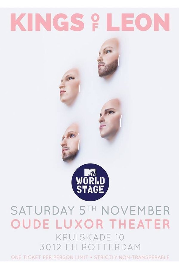 Kings of Leon Rotterdam poster