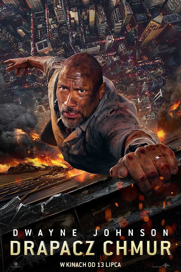 Dwayne Johnson wciela się w postać Willa Sawyera, byłego szefa jednostki FBI odpowiedzialnego za odbijanie zakładników oraz weterana wojennego amerykańskiej armii. Dziś Will zajmuje się ochroną wielkich wieżowców, mieszka w Chinach, gdzie odpowiedzialny jest za bezpieczeństwo największego na świecie, uznawanego za najbezpieczniejszy, drapacza chmur. Kiedy wieżowiec staje nagle w ogniu, to właśnie Will zostaje wrobiony w odpowiedzialność za gigantyczny pożar. Wie, że jest ścigany, wie też, że musi oczyścić swoje imię, ale przede wszystkim uratować rodzinę zamkniętą w płonącym budynku.