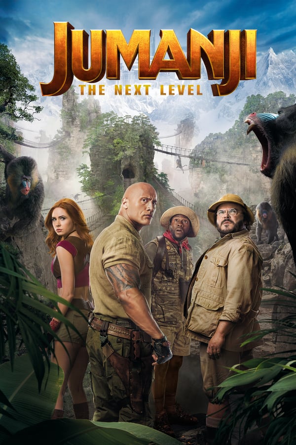 In Jumanji: The Next Level la gang è tornata ma il gioco è cambiato. Rientrati in Jumanji per salvare uno dei loro, i giocatori scoprono che nulla è come avevano previsto. Per sopravvivere al gioco più pericoloso del mondo i protagonisti dovranno affrontare zone sconosciute e inesplorate: dagli aridi deserti fino alle montagne innevate.