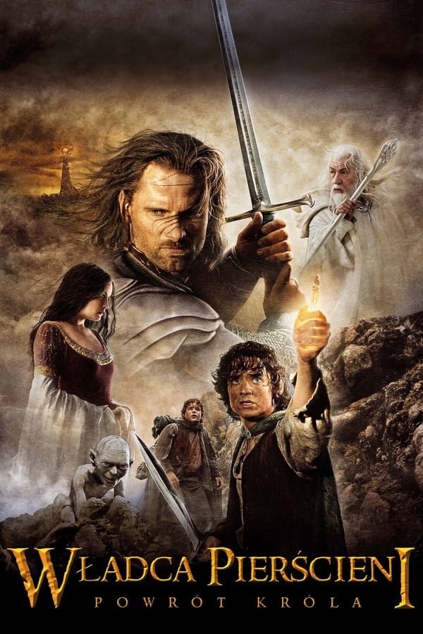 Ostateczna bitwa o Śródziemie rozpoczęła się. Frodo (Elijah Wood) i Sam (Sean Astin), prowadzeni przez Golluma (Andy Serkis), kontynuują swą niebezpieczną wyprawę w kierunku Góry Przeznaczenia, w celu zniszczenia Pierścienia Władzy. Aragorn (Viggo Mortensen)walczy, aby wypełnić przepowiednię i poprowadzić swoich zwolenników przeciw rosnącej sile Władcy Ciemności Saurona, aby Powiernik Pierścienia mógł zakończyć swoją misję.  [opis dystrybutora dvd]