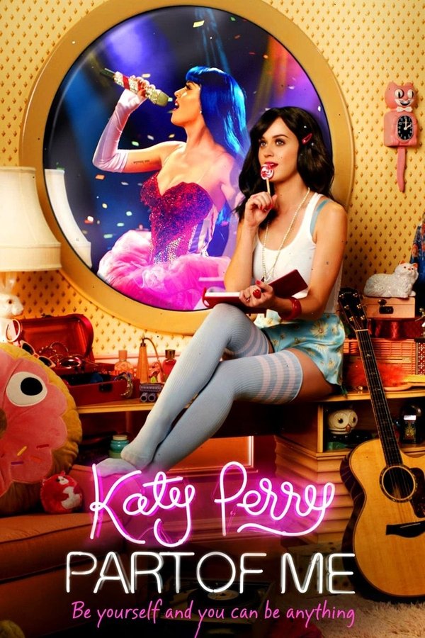 Giving fans unprecedented access to the real life of the music sensation, Katy Perry: Part of Me exposes the hard work, dedication and phenomenal talent of a girl who remained true to herself and her vision in order to achieve her dreams. Featuring rare behind-the-scenes interviews, personal moments between Katy and her friends, and all-access footage of rehearsals, choreography, Katy’s signature style and more, Katy Perry: Part of Me reveals the singer’s unwavering belief that if you can be yourself, then you can be anything.