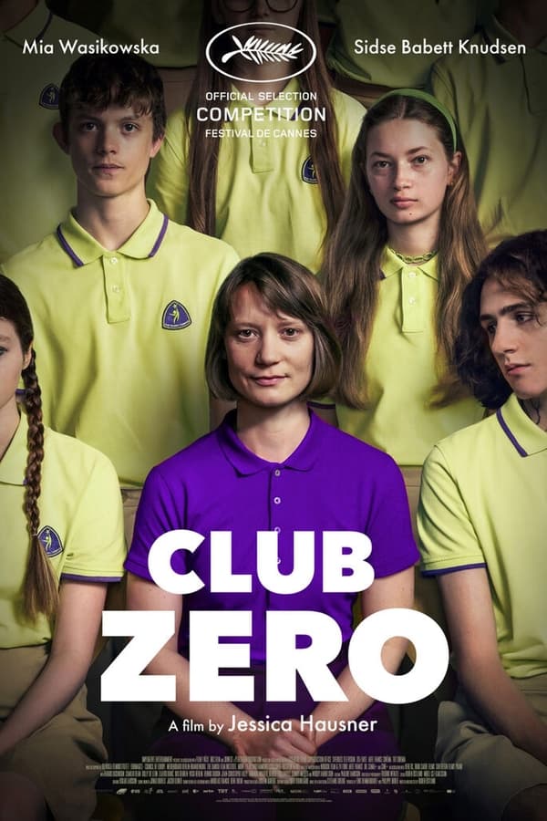 Miss Novak joins the staff of an international boarding school to teach a conscious eating class. She instructs that eating less is healthy. The other teachers are slow to notice what is happening and by the time the distracted parents begin to realise, Club Zero has become a reality.