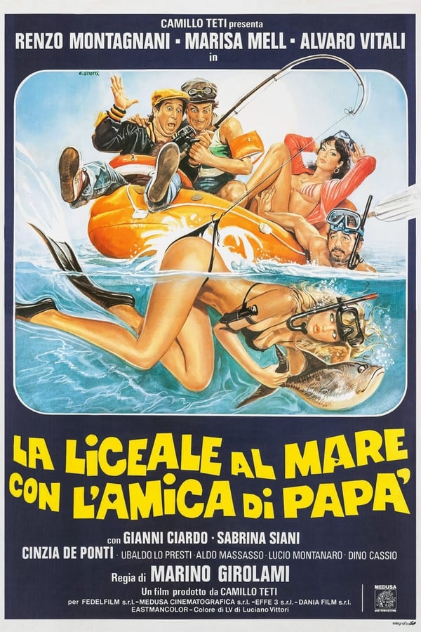 La liceale al mare con l’amica di papà