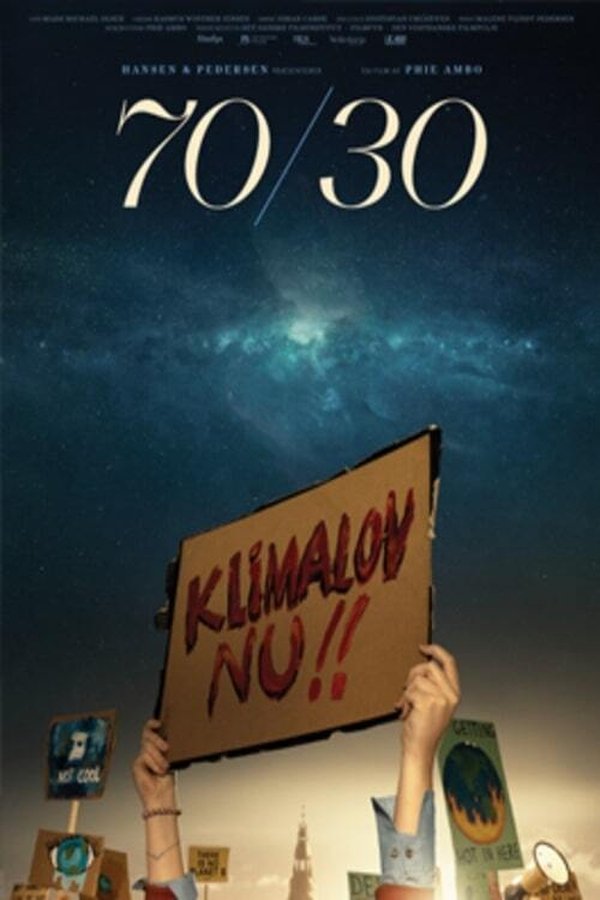 In 2019, thousands of Danish children and youths took to the streets. They stayed away from school to demonstrate for the climate, mobilise their parents and grandparents, and demand action – now! When elections were called later the same year, it was clear that green climate policies attracted voters, and suddenly the climate was at the top of the political agenda. ‘70⁄30’ portrays the creation of one of the world’s most ambitious climate laws, with the goal of reducing Denmark’s CO2 emissions by 70% by 2030. But will the politicians, citizens and industry be able to come together to make Denmark a green pioneer? Or will the election promises and green ambitions crumble when the new climate law is faced with reality?