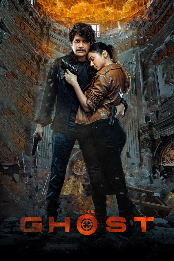 The Ghost (2022) Dual Audio Hindi Dubbed Telugu DS Movie Poster - CineFreak