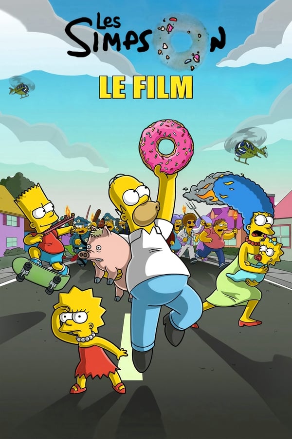 Lorsque Homer pollue gravement le lac de Springfield, une agence de protection de l'environnement décide de mettre la ville en quarantaine en l'isolant sous un énorme dôme. Les Springfieldiens, fous de rage, sont bien décidés à lyncher le coupable. Devant cette vague d'animosité, les Simpson n'ont d'autre choix que de fuir et de s'exiler en Alaska.