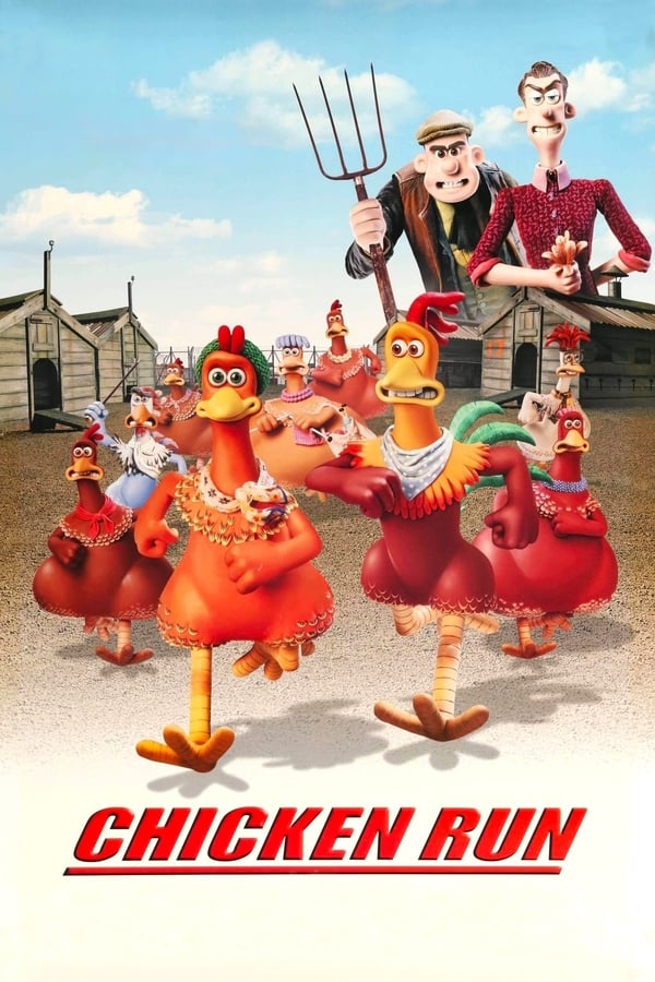 Having been hopelessly repressed and facing eventual certain death at the British chicken farm where they are held, Ginger the chicken along with the help of Rocky the American rooster decide to rebel and lead their fellow chickens in a great escape from the murderous farmers Mr. and Mrs. Tweedy and their farm of doom.