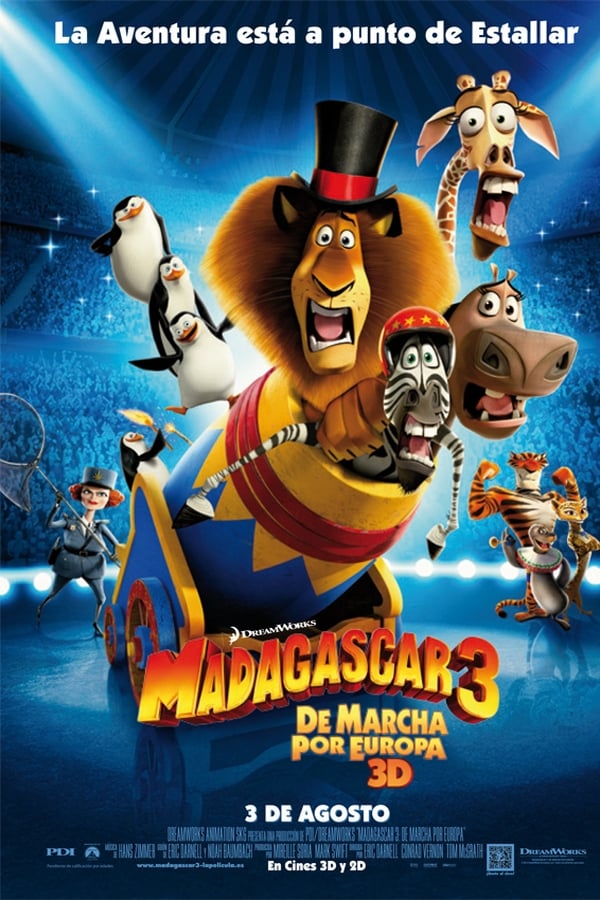 Madagascar 3: Los Fugitivos