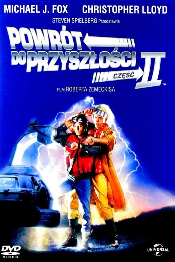 Michael J. Fox i Christopher Lloyd ponownie wcielają się w postacie Marty'ego McFlya i dr. Browna w nowych przygodach zaprezentowanych widzowi przez reżysera Roberta Zemeckisa i producenta Stevena Spielberga.  Brawurowa podróż Marty'ego i dr. Browna do 2015 roku tylko z pozoru rozwiązuje kilka przyszłych problemów rodziny McFly'ów. Kiedy amatorzy przygód wracają do domu, wkrótce odkrywają, że ktoś majstrował przy zegarze, aby stworzyć koszmarne Hill Valley w 1985 roku. Ich jedyną nadzieją, by zmienić przyszłość, staje się ponowny powrót do roku 1955.  [opis dystrybutora dvd]