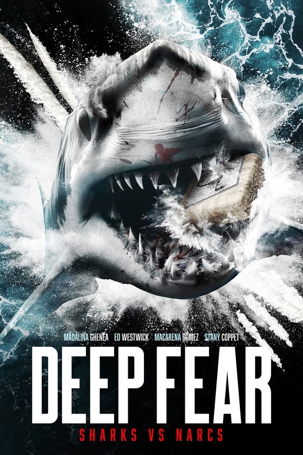 A solo trip aboard a yacht takes a terrifying turn when a woman encounters three drug traffickers clinging to the shattered remains of a boat. They soon force her to dive into shark-infested waters to retrieve kilos of cocaine from the sunken wreck.