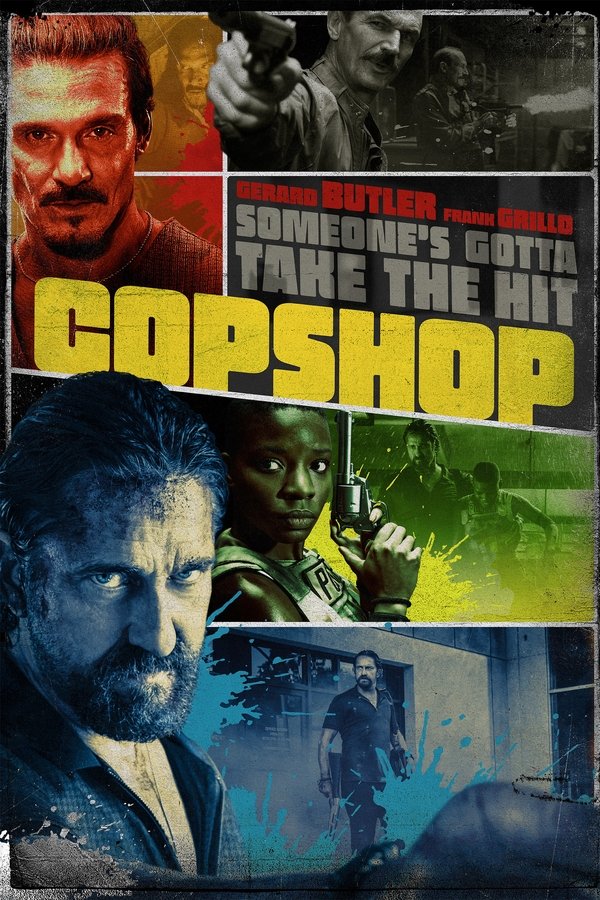 On the run from a lethal assassin, a wily con artist devises a scheme to hide out inside a small-town police station. However, when the hit man turns up at the precinct, an unsuspecting rookie cop finds herself caught in the crosshairs.