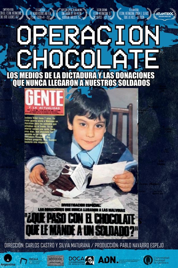 A Chocolate and a Press Operation poster