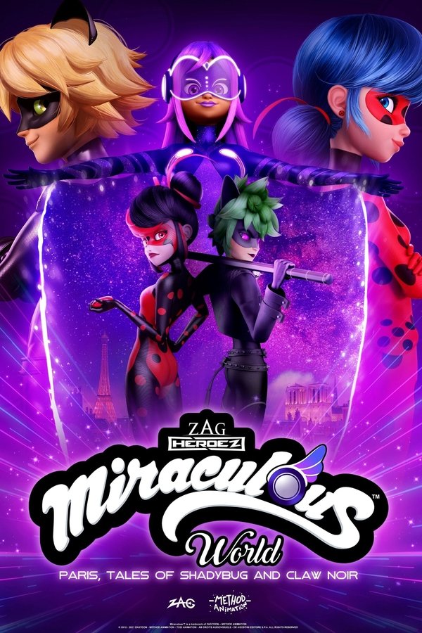 Miraculous World: Paris, Tales of Shadybug and Claw Noir
