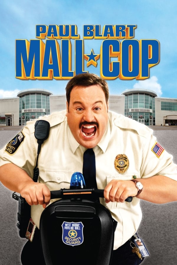 Mild-mannered Paul Blart has always had huge dreams of becoming a State Trooper. Until then, he patrols the local mall as a security guard. With his closely cropped moustache, personal transporter and gung-ho attitude, only Blart seems to take his job seriously. All that changes when a team of thugs raids the mall and takes hostages. Untrained, unarmed and a super-size target, Blart has to become a real cop to save the day.