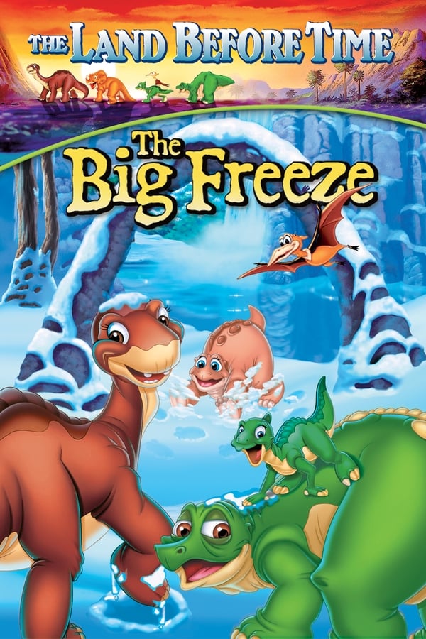 When the dinosaur families get trapped in a valley by an ice storm, one family of 