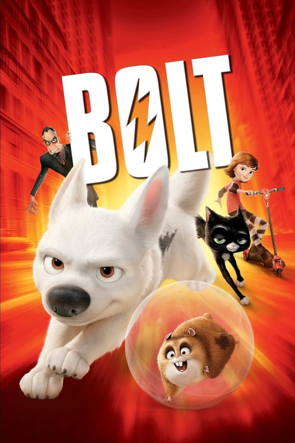 In zijn eigen tv-serie American Dog speelt het kleine hondje Bolt een ware superheld. Bolt denkt echter dat hij in het dagelijks leven ook over krachten beschikt. Wanneer hij plots in New York terechtkomt, heeft hij ineens zijn superkrachten niet meer. Gelukkig wordt hij geholpen door de sneue huiskat Mittens en een aan televisie verslaafde hamster genaamd Rhino om zijn weg terug te vinden naar Hollywood.