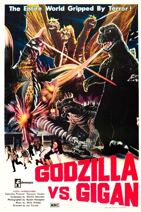 Comic artist Gengo Kotaka lands a job with the World Children's Land amusement park. He soon becomes suspicious of the organization when a garbled message is discovered on tapes. Godzilla and Anguirus quickly decipher the message and begin a plan of action.