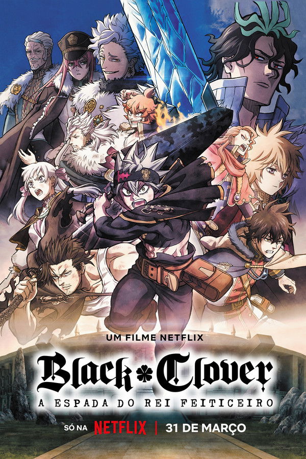 Poster Black Clover A Espada do Rei Mago