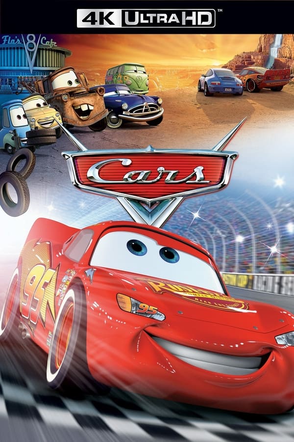 Ausgerechnet jetzt, da er als Newcomer die etablierten Stars am Rande der Niederlage hat und nur noch ein Entscheidungsrennen aussteht, verfährt sich der etwas egomanische, aber sympathische Rennwagen Lightning McQueen in der Wüste. Er landet in dem abgelegenen Hinterwaldnest Radiator Springs, wo die Uhren eher wie in den 50ern gehen und man den ungestümen Raser nach Kollateralschäden ein paar Lektionen erteilt.