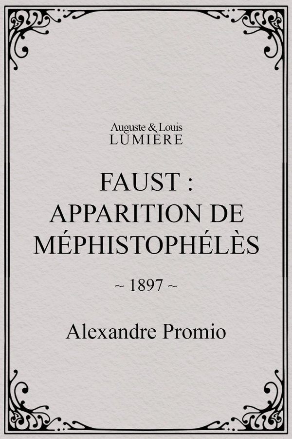 Faust: Appearance of Mephistopheles poster