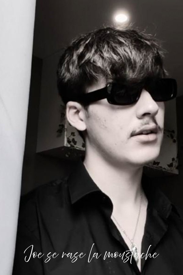 Joe Shaves His Moustache