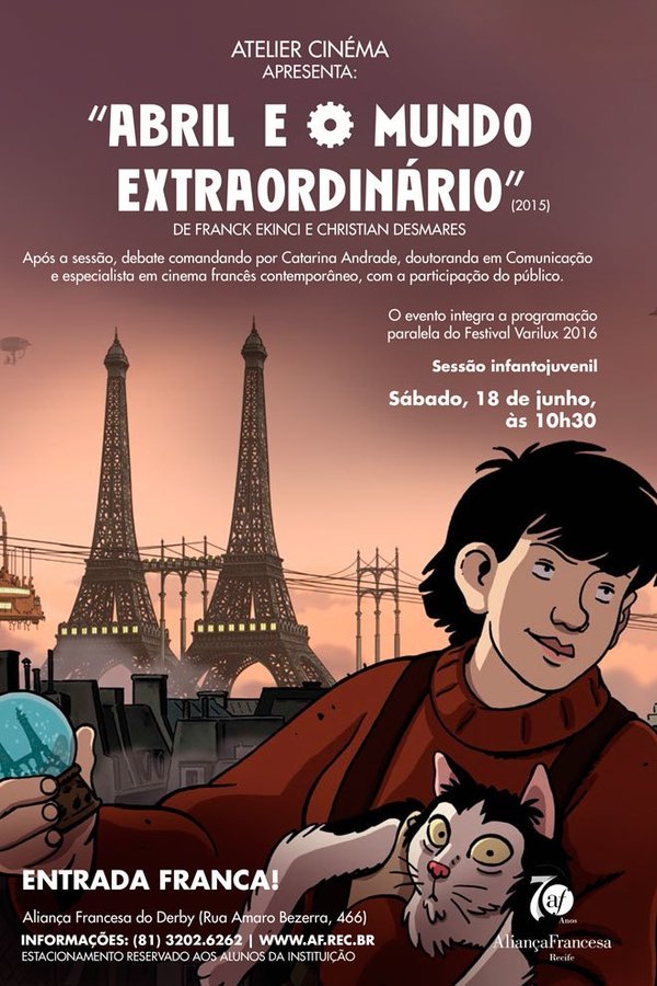 Abril e o Mundo Extraordinário (2015)