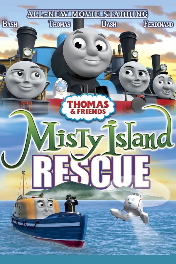 The engines are hard at work to build the new Sodor Search and Rescue Center. When Thomas helps a friend in need, he is rewarded with an exciting trip to the Mainland. Along the way, he gets lost at sea and finds himself on the mysterious Misty Island, where he meets new friends Bash, Dash, and Ferdinand. Together they try to help Thomas find his way home. Will Sir Topham Hatt's search party ever find Thomas? Find out in in this action-packed movie adventure the whole family will enjoy!!