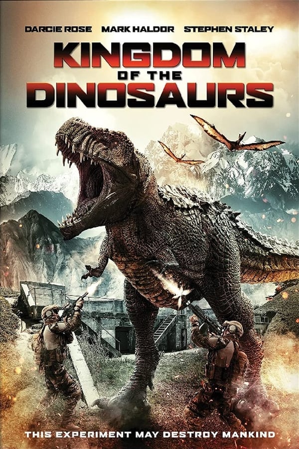 In 2030 during World War III, a small group of survivors make it into a bunker. Two years later they have to exit to find new supplies, but they are greeted by dinosaur predators.