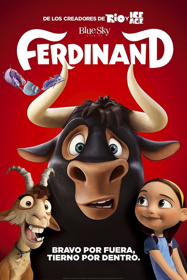 Ferdinand es un novillo muy tranquilo que prefiere sentarse bajo un árbol a oler las flores que saltar, resoplar y embestirse con otros toros. A medida que va creciendo y haciéndose fuerte, su temperamento no cambia y sigue siendo un toro manso. Un día, unos hombres vienen buscando al toro más grande, rápido y bravo... y Ferdinand es elegido equivocadamente para las corridas de toros de Madrid.