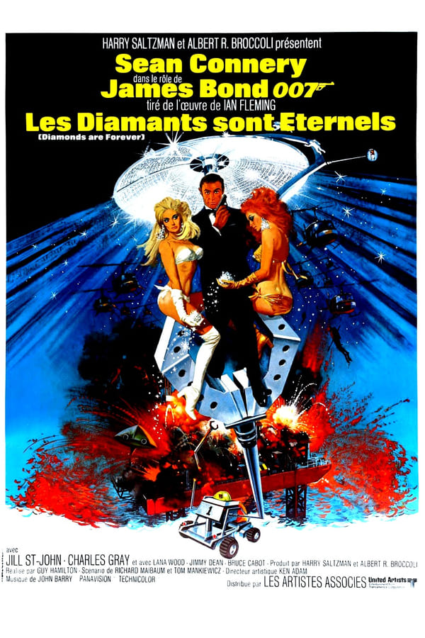 James Bond se lance à la recherche d'un trafiquant de diamants, à Amsterdam, et se retrouve face au terrifiant Blofeld. Ce dernier est en passe de finir la construction d'un gigantesque laser d'une puissance terrifiante, à l'aide de tous les diamants qu'il a rassemblés, pour détruire Washington.