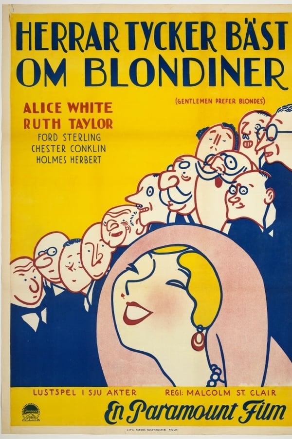 Gentlemen Prefer Blondes poster