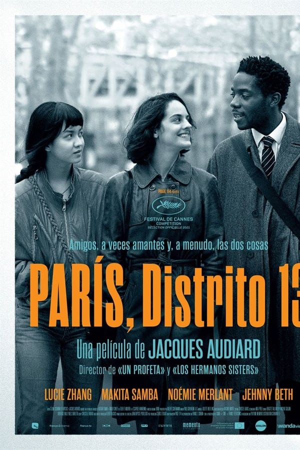 París, distrito 13, barrio de Les Olympiades. Émilie conoce a Camille, que se siente atraído por Nora, que, a vez, se cruza en el camino de Amber. Tres chicas y un chico. Son amigos, a veces amantes y, a menudo, las dos cosas.