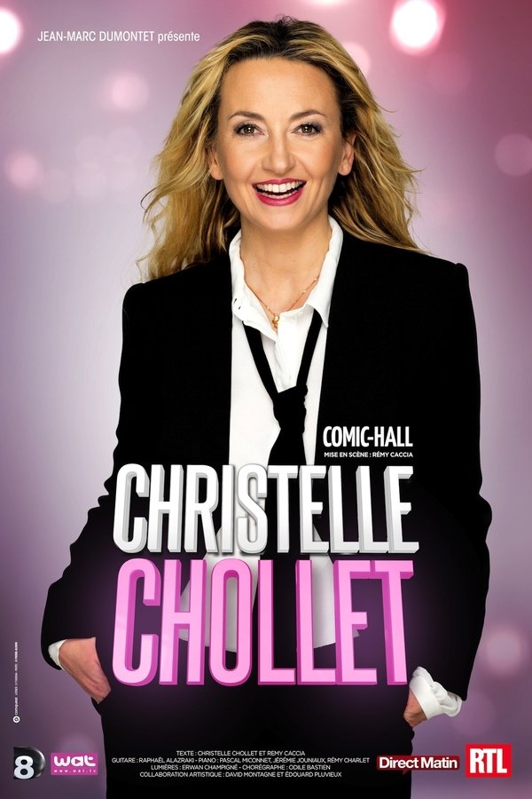 Christelle Cholet a toujours rêvé de faire de la comédie musicale. Contrariée dans ses projets, elle décide de se lancer dans des spectacles mêlant musique et humour. Diffusé en direct du théâtre de la tour Eiffel, qu'elle s'est acheté cette année, Comic Hall est le tout dernier spectacle de cette artiste aux multiples talents. Dans ce mélange très personnel de stand-up et tubes d'hier et d'aujourd'hui revisités, l'artiste fait se succéder des personnages parfois flamboyants parfois loufoques : Madonna, Dora ou Wonder Woman, un serveuse de MacDo ou même MC Chollet. Un spectacle mis en scène par Rémy Caccia et réalisé par David Montagne.