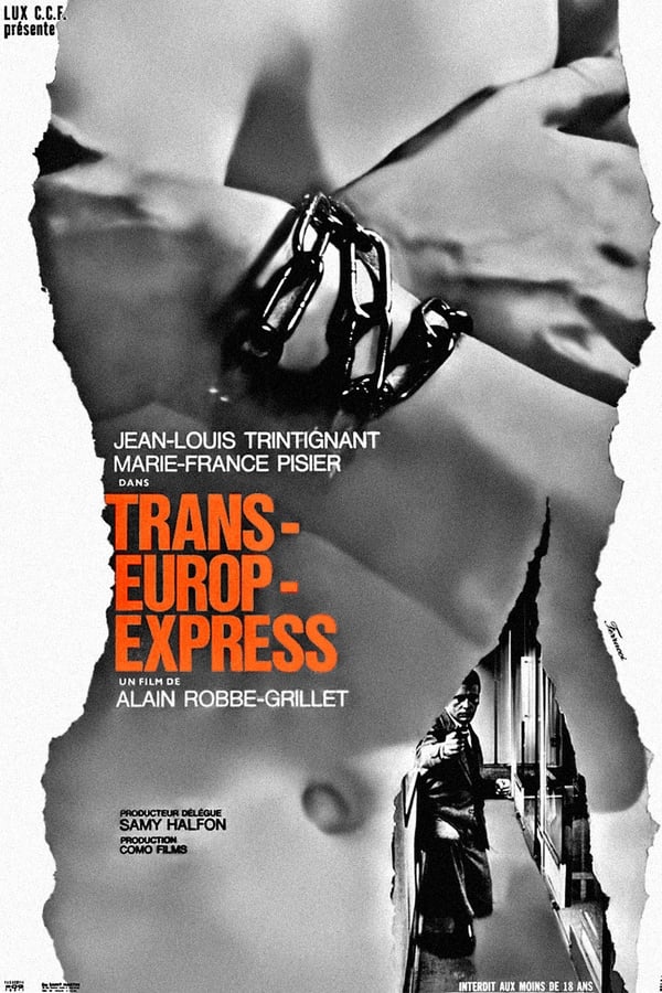 Dans le Trans-Europ-Express, entre Paris et Anvers, une équipe de cinéma imagine le scénario d'un film. Une jeune femme aux pulsions sexuelles exacerbées doit prendre livraison d'une valise contenant de la drogue. Très vite, scénario et réalité ne font plus qu'un.