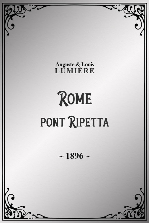 Rome, pont Ripetta poster