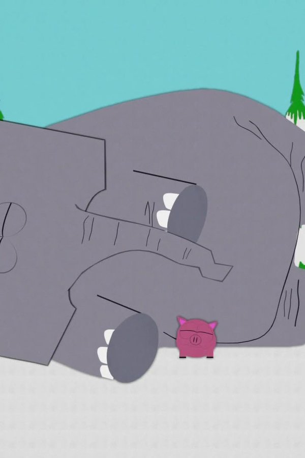 Un éléphant fait l'amour à un cochon