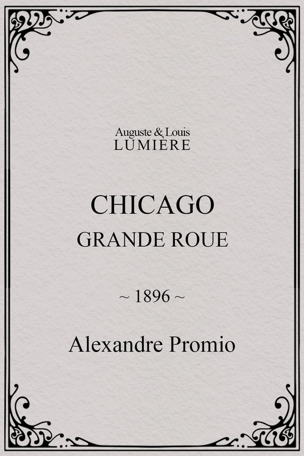 Chicago, Grande Roue poster