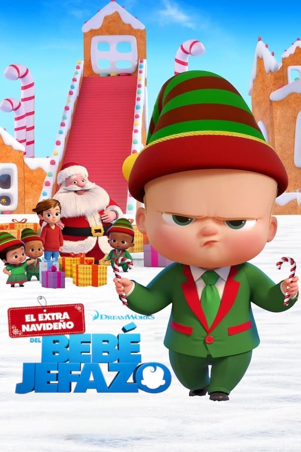 La Nochebuena se complica cuando el Jefe Bebé accidentalmente cambia de lugar con uno de los elfos de Santa y se queda varado en el Polo Norte.