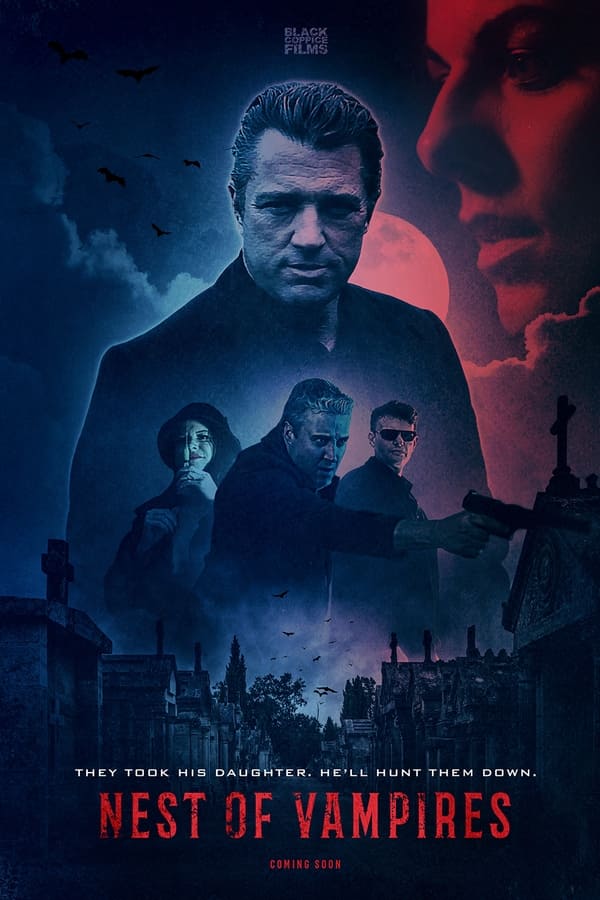 An MI5 agent who travels from London to rural England in search of the people who murdered his wife and kidnapped his only daughter. During his investigation, he uncovers a ruthless vampiric cult that is heavily embroiled in human trafficking and Satanic cult worship.