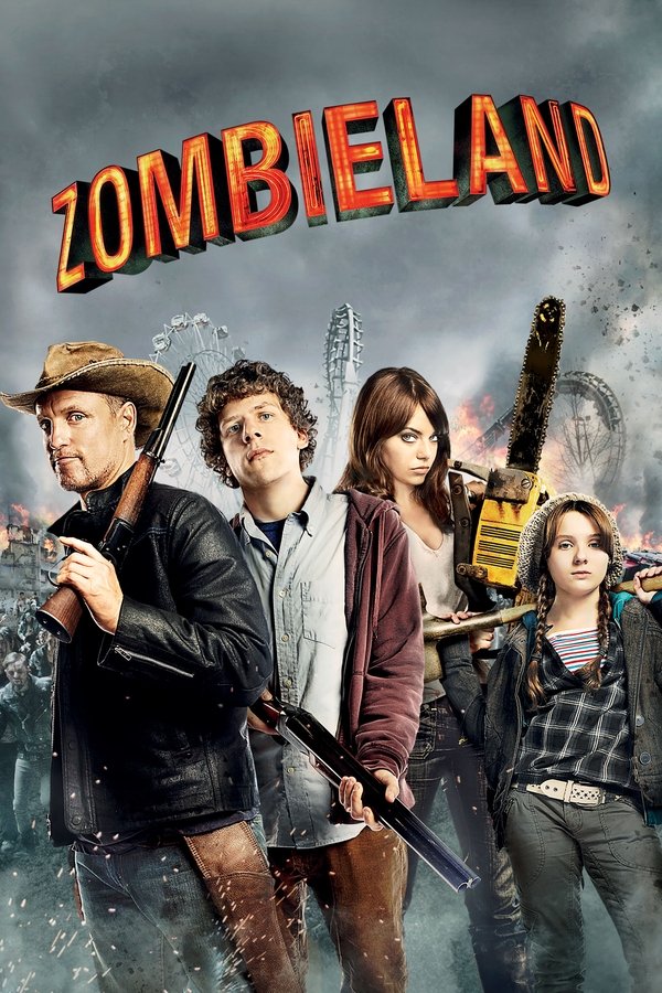 Twee mannen genaamd Columbus (Jesse Eissenberg) en Tallahassee (Woody Harrelson) moeten zien te overleven in een wereld die overbevolkt is door zombies. Tijdens hun strijd met overleving bundelen ze krachten met Wichita (Emma Stone) en Little Rock (Abigail Breslin), die ook een manier hebben gevonden om in leven te blijven. Tijdens hun strijd moeten ze zich afvragen wat erger is, van elkaar afhankelijk moeten zijn of toch maar aan de zombies overgeven.