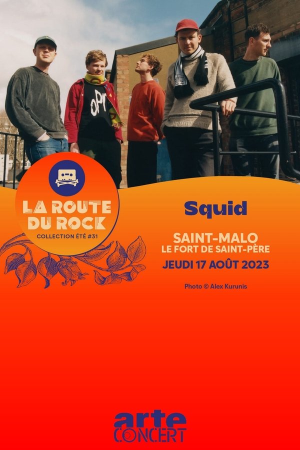 Squid - La Route du Rock 2023 poster