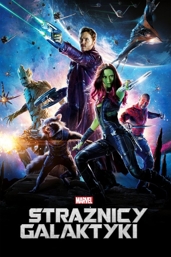 Zuchwały awanturnik Peter Quill (Chris Pratt) kradnie tajemniczy artefakt stanowiący obiekt pożądania złego i potężnego Ronana (Lee Pace), którego ambicje zagrażają całemu wszechświatowi. Chcąc uniknąć gniewu Ronana, Quill zmuszony jest zawrzeć niewygodny sojusz z czterema niemającymi nic do stracenia outsiderami: Rocketem (Bradley Cooper) – uzbrojonym szopem, Grootem (Vin Diesel) – drzewokształtnym humanoidem, śmiertelnie niebezpieczną i tajemniczą Gamorą (Zoe Saldana) i żądnym zemsty Draxem Niszczycielem (Dave Bautista). Kiedy główny bohater odkrywa prawdziwą moc artefaktu i zagrożenie, jakie stanowi on dla kosmosu, musi zmobilizować swoich niesubordynowanych towarzyszy do ostatniej bitwy, od której zależą losy galaktyki.  [opis dystrybutora dvd]