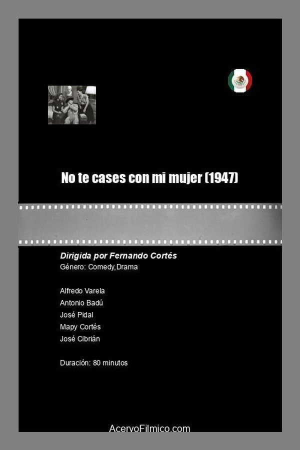 No te cases con mi mujer poster