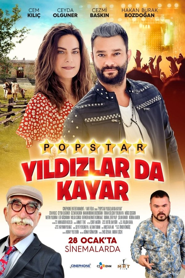 Yıldızlar da Kayar, bir köyde altı ay yaşamak zorunda kalan bir popstarın hikayesini konu ediyor. Söyledikleriyle magazin gündeminden inmeyen Popstar Berkcan, yaşadığı talihsiz bir olayın ardından sosyal medyada linç edilir. Kamuoyu baskısı üzerine mahkeme, Berkcan'ı ışıltılı hayatından ve teknolojiden uzak olacağı bir köyde altı ay yaşamaya mahkum eder. Oldukça sıkıntılı günler geçiren Berkcan'ın köyde tek tanıdığı öğretmen Zeynep ve onun kız kardeşidir.