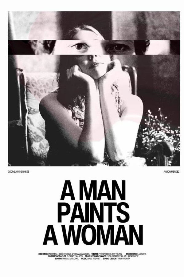 A Man Paints A Woman
