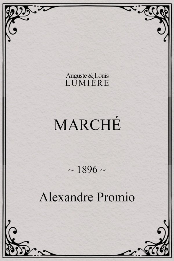Marché poster
