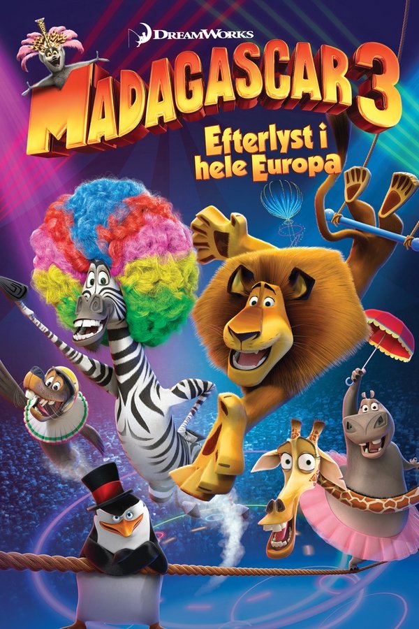 DK - Madagascar 3: Efterlyst i hele Europa (2012)